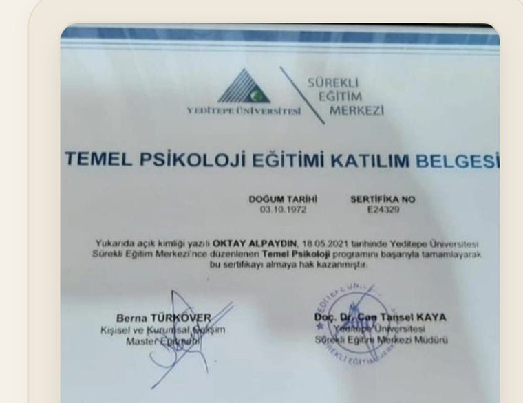 Reiki Master Teacher certificate